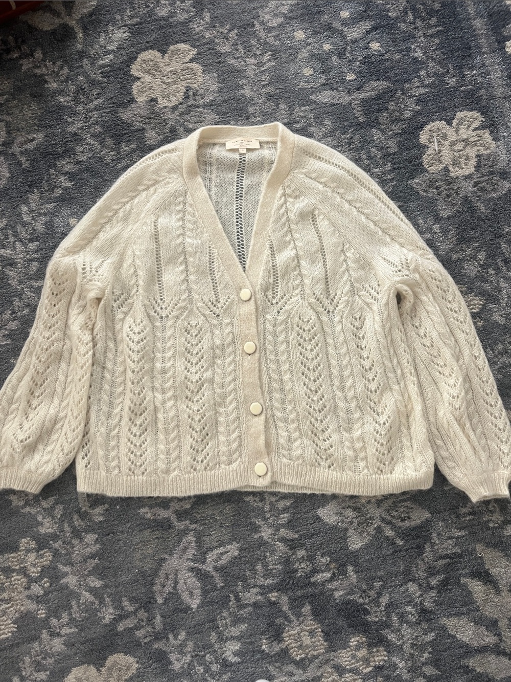Sezane La Maille Sezane mohair cardigan, size small S
